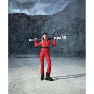 NWT MACKAGE SHAWNA Ski Suit Woman's Size Small Red